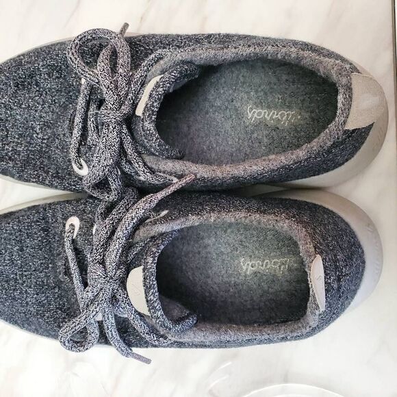 Allbirds Women's Dark Grey Wool Runner Shoes Size 9 - Picture 7 of 8